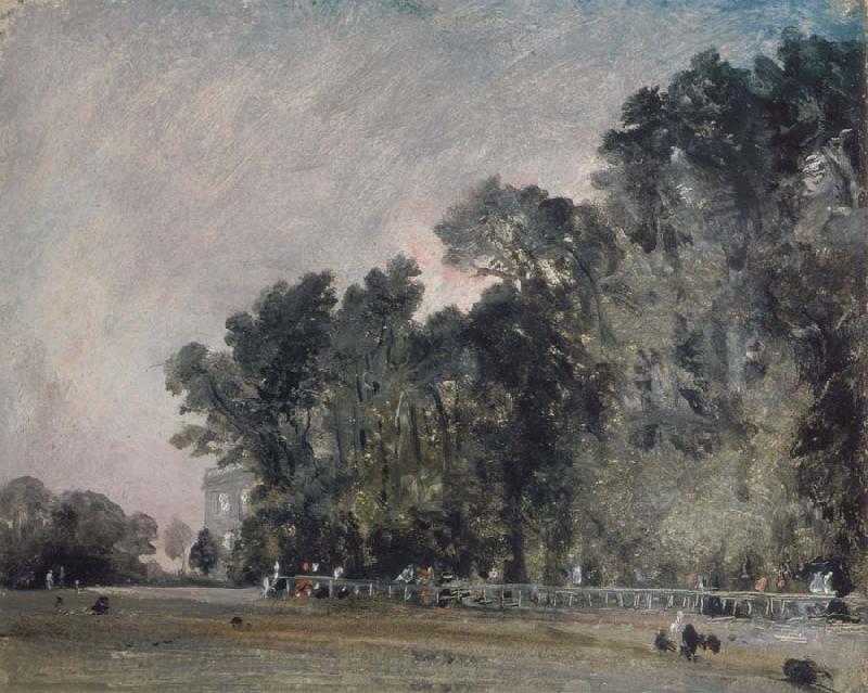 John Constable Landscape study:Scene in a park Norge oil painting art